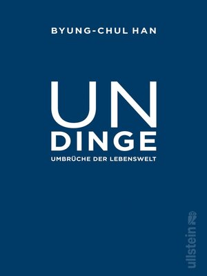 cover image of Undinge
